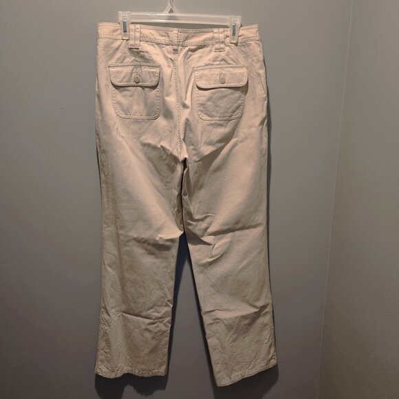 GH Bass & Co Women's Cotton Beige Khaki Chino Pants - Size 10 - Picture 5 of 5